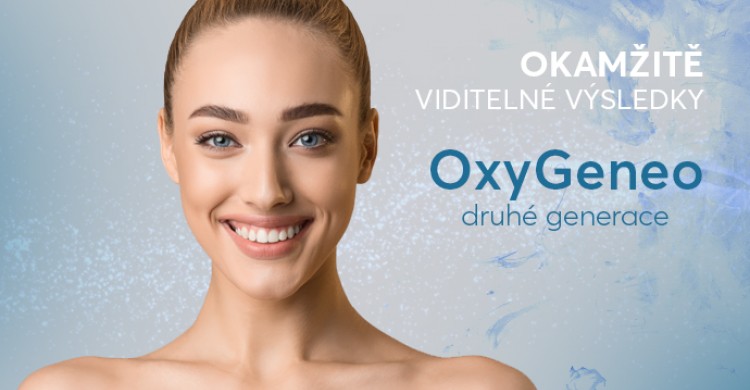 Restart pleti! Unikátní třífázové ošetření OxyGeneo. Revoluční metoda v omlazení. Každé ošetření OxyGeneo zpomalí proces stárnutí. V ceně je ošetření celého obličeje.