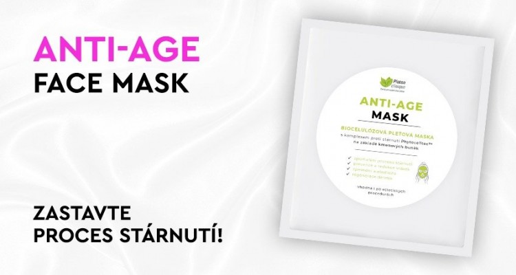 Anti-Age Mask: Objevte kouzlo masky proti stárnutí pleti. Zjemňuje a obnovuje pleť, aktivně bojuje proti projevům stárnutí.  Nejlepší dostupná pomoc doporučená po estetických procedurách. Nyní se slevou až 20%.